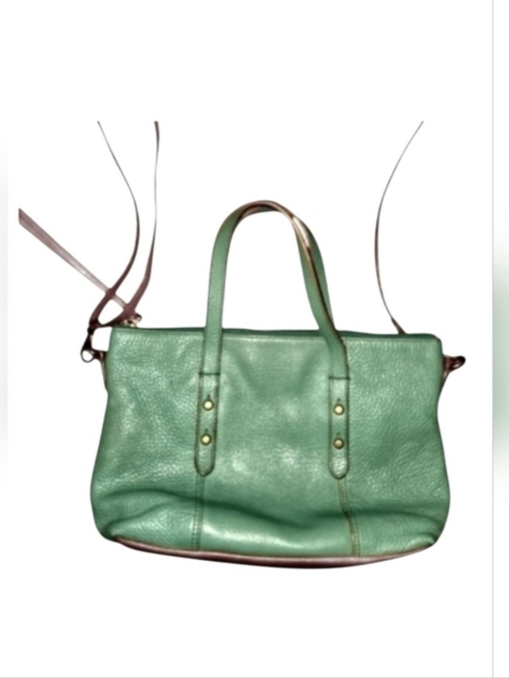 Fossil Jenna Satchel 2 Tone Tote/Shoulder Bag